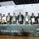 IIJS - Dignitaries unveiling Solitaire magazine during the inauguration of IIJS Premiere organised by the Gem & Jewellery Export Promotion Council (GJEPC) at JIO World Convention Centre